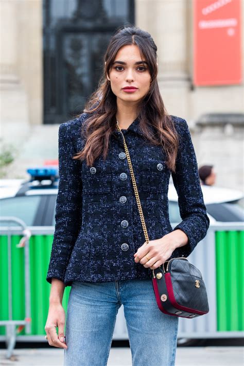 chanel like jackets|street style Chanel jackets.